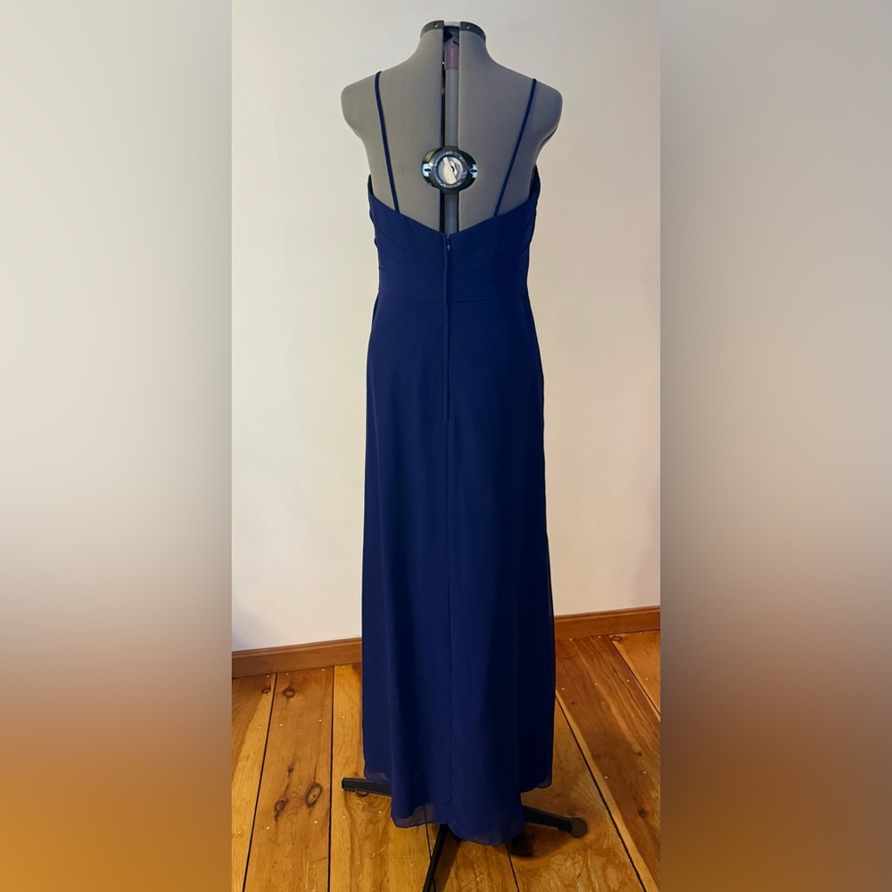 Jordan Royal Blue Maxi Dress with Crystal Accent - Picture 6 of 7